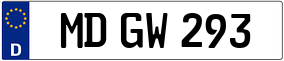 Truck License Plate